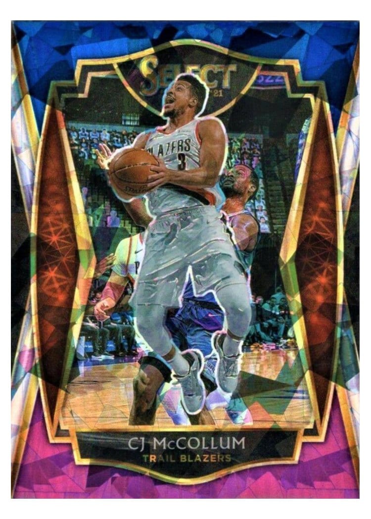 2020-21 Panini Select Base Set CJ McCollum #122 card