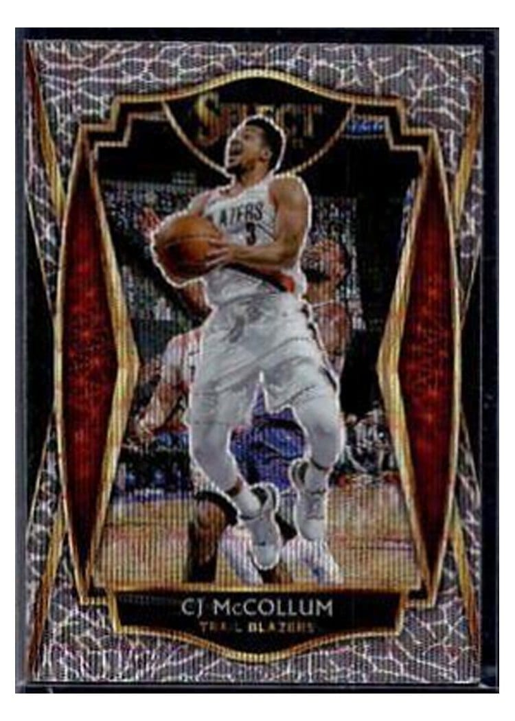 2020-21 Panini Select Base Set CJ McCollum #122 card