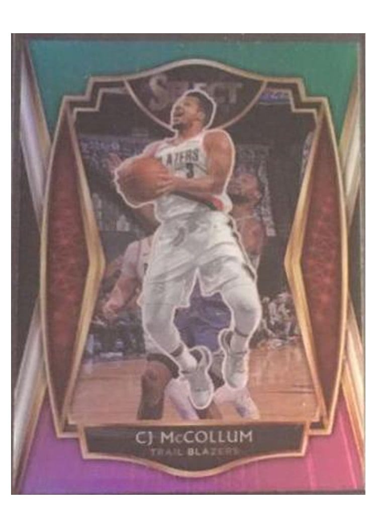 2020-21 Panini Select Base Set CJ McCollum #122 card
