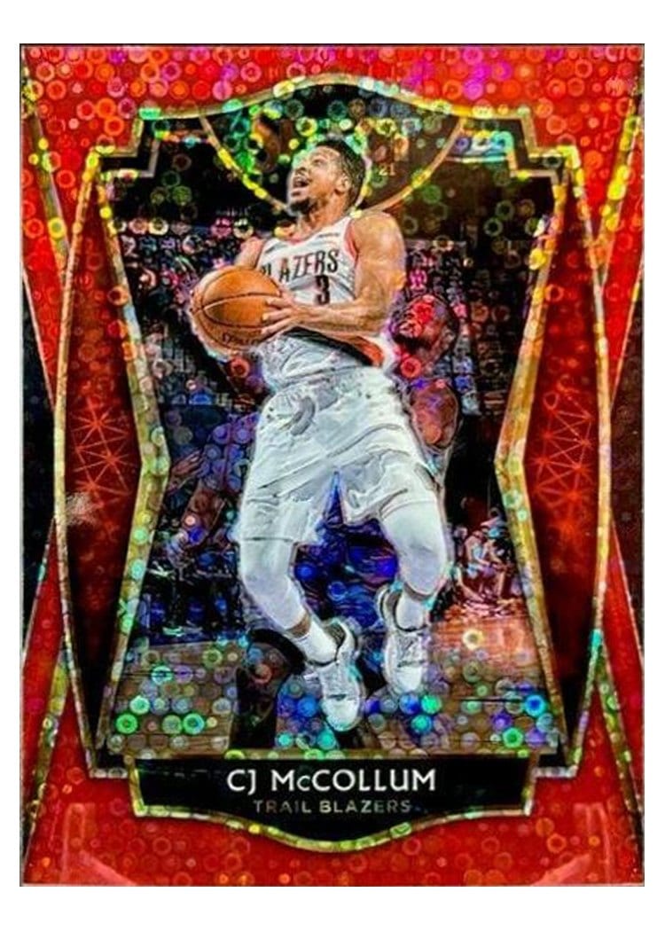 2020-21 Panini Select Base Set CJ McCollum #122 card