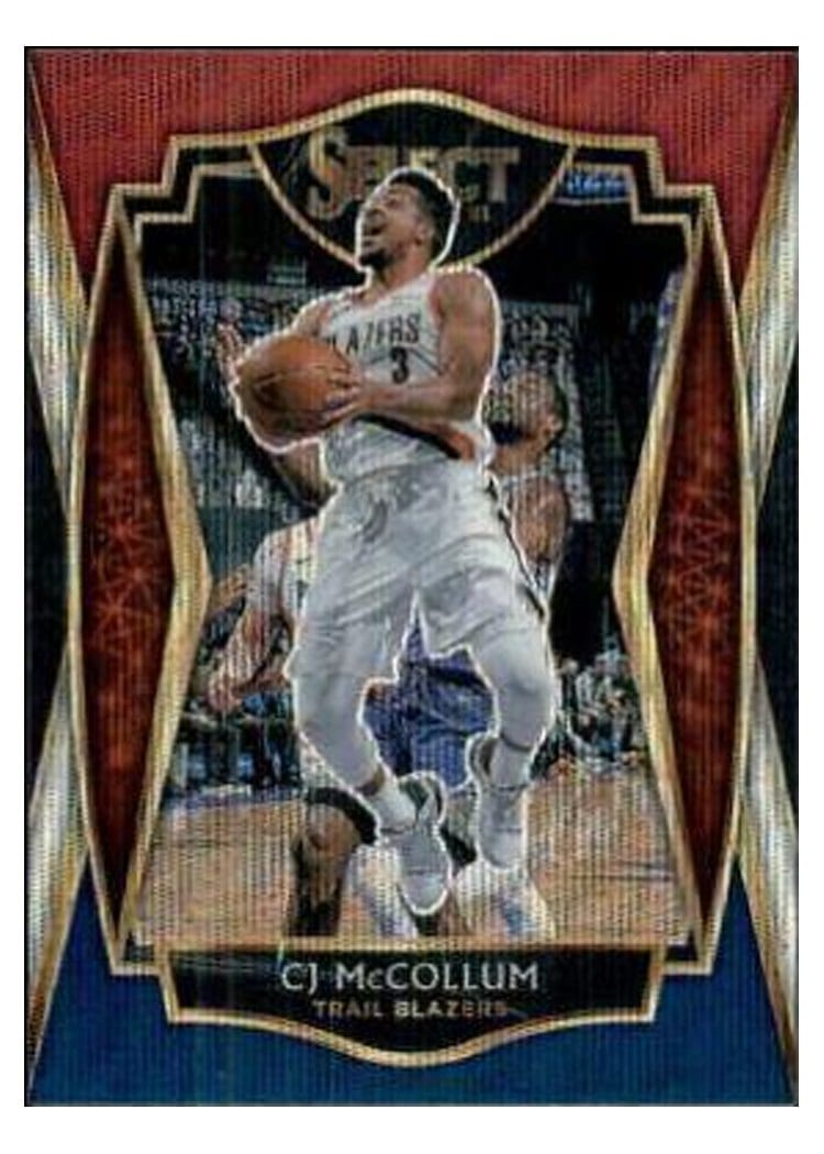 2020-21 Panini Select Base Set CJ McCollum #122 card