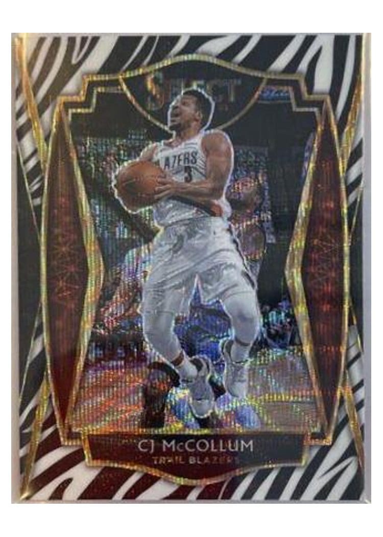 2020-21 Panini Select Base Set CJ McCollum #122 card