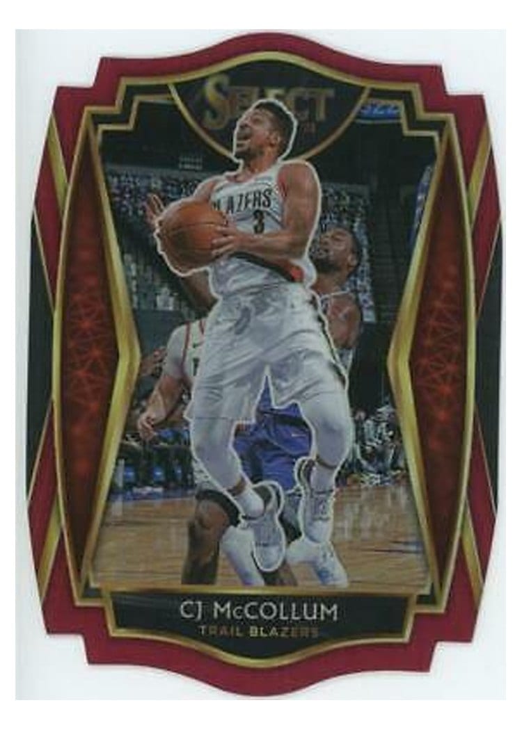 2020-21 Panini Select Base Set CJ McCollum #122 card