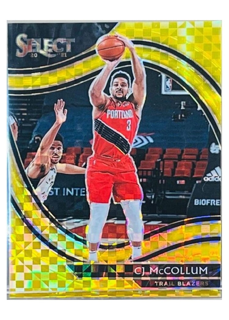 2020-21 Panini Select Base Set CJ McCollum #238 card