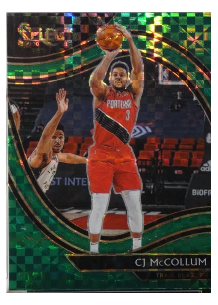 2020-21 Panini Select Base Set CJ McCollum #238 card