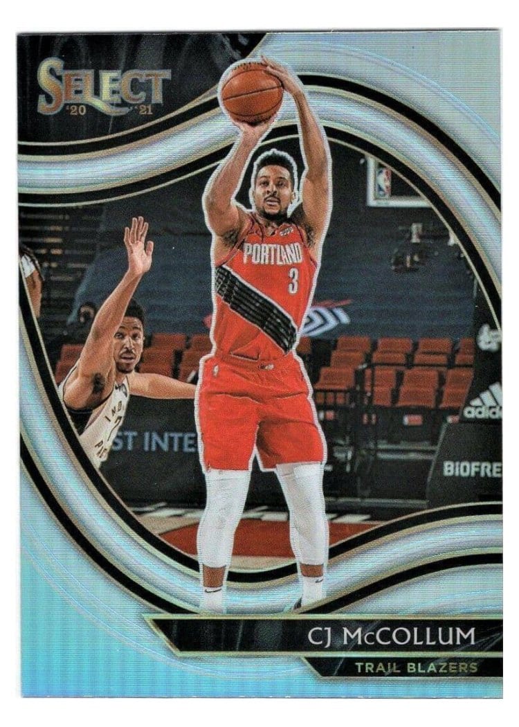 2020-21 Panini Select Base Set CJ McCollum #238 card