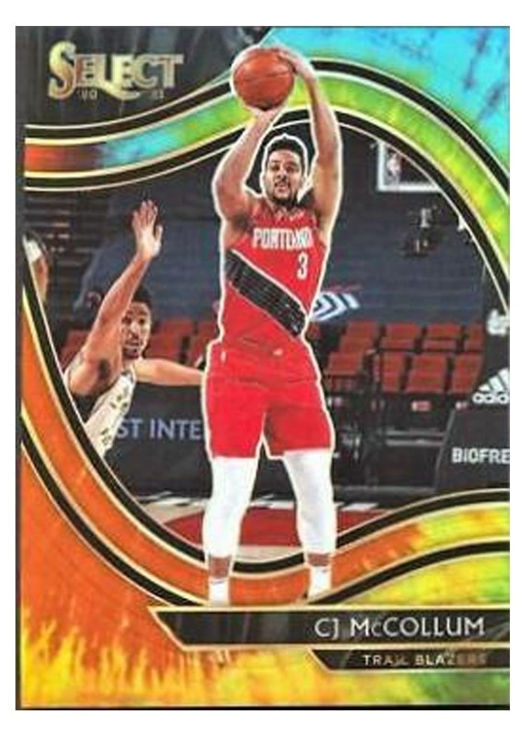 2020-21 Panini Select Base Set CJ McCollum #238 card