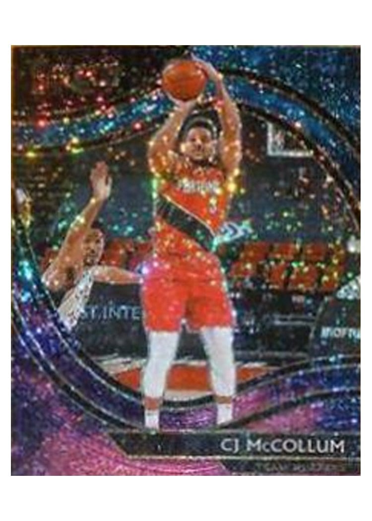2020-21 Panini Select Base Set CJ McCollum Cosmic #238 card