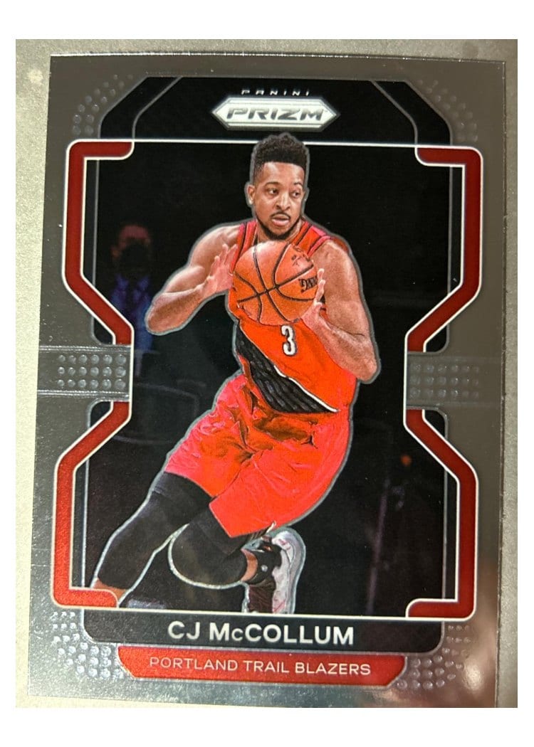 2021-22 Panini Prizm Base Set CJ McCollum #22 card