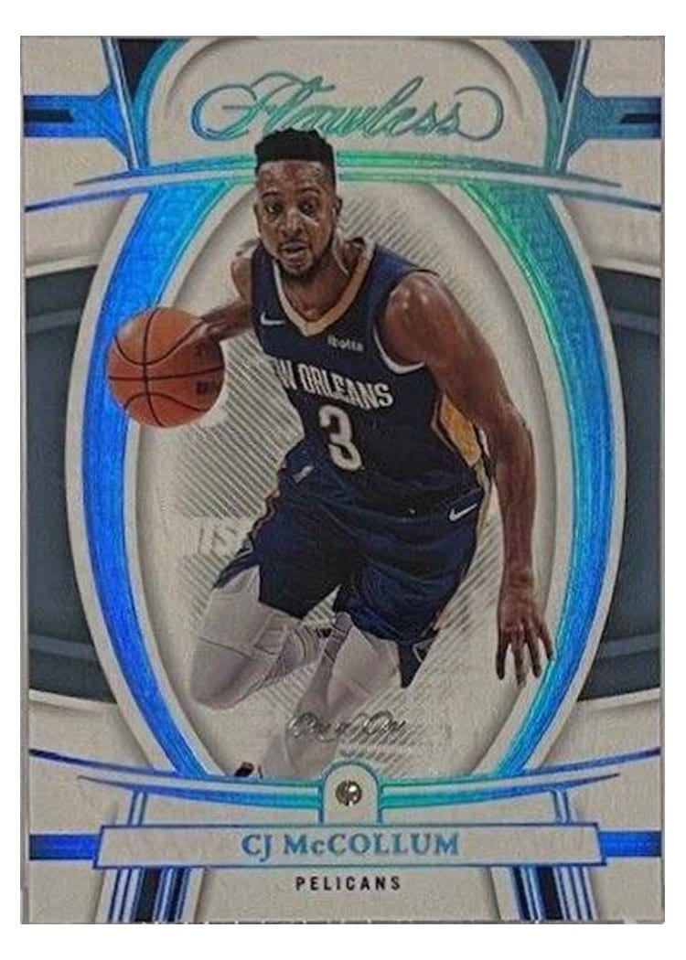 2021 Panini Flawless CJ McCollum #90 card