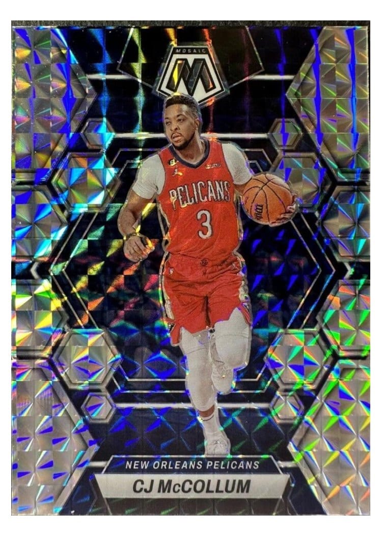 2022-23 Panini Mosaic Base Set CJ McCollum #22 card
