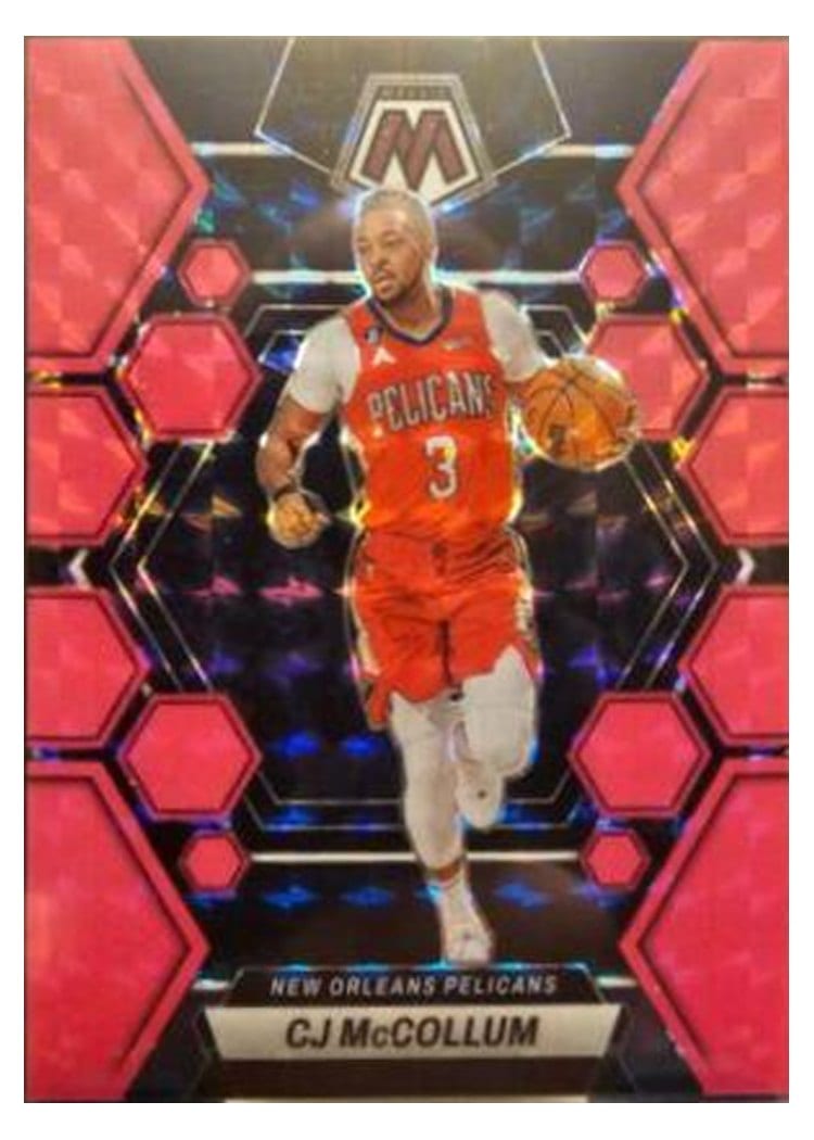 2022-23 Panini Mosaic Base Set CJ McCollum #22 card