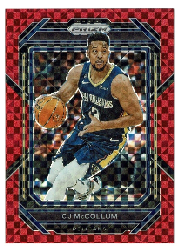 2022-23 Panini Prizm Base Set CJ McCollum #202 card