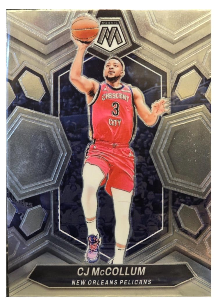 2023-24 Panini Mosaic Base Set CJ McCollum #153 card