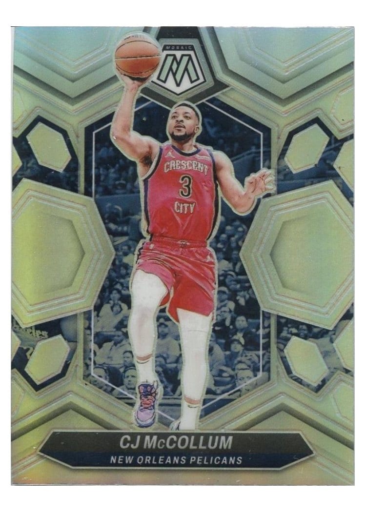2023-24 Panini Mosaic Base Set CJ McCollum #153 card