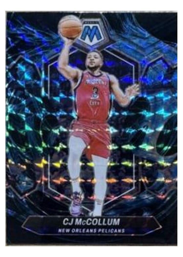 2023-24 Panini Mosaic Base Set CJ McCollum #153 card
