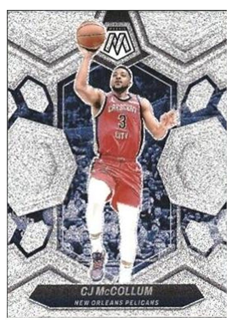 2023-24 Panini Mosaic Base Set CJ McCollum #153 card