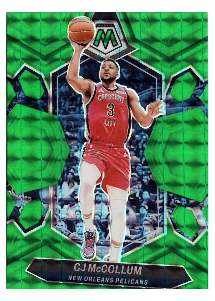 2023-24 Panini Mosaic Base Set CJ McCollum #153 card
