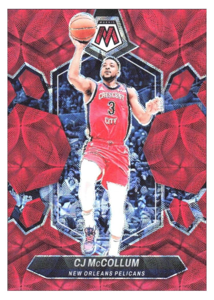2023-24 Panini Mosaic Base Set CJ McCollum #153 card