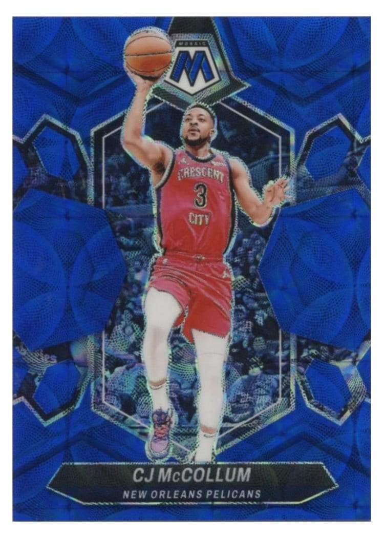 2023-24 Panini Mosaic Base Set CJ McCollum #153 card