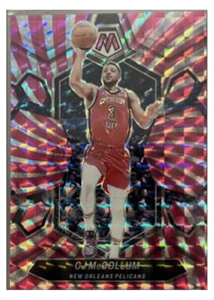 2023-24 Panini Mosaic Base Set CJ McCollum #153 card