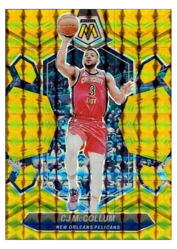 2023-24 Panini Mosaic Base Set CJ McCollum #153 card