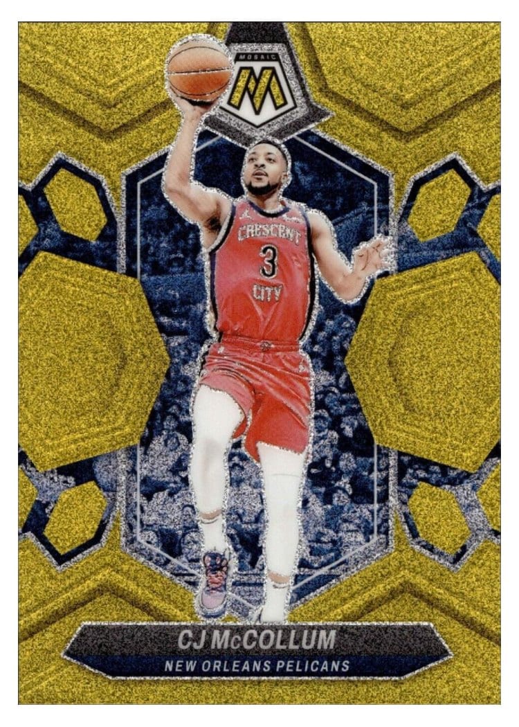 2023-24 Panini Mosaic Base Set CJ McCollum #153 card