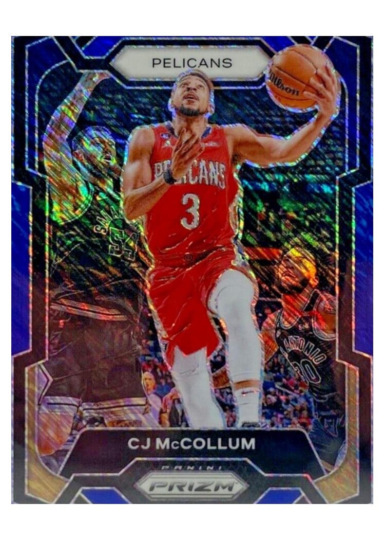 2023-24 Panini Prizm Base Set CJ McCollum #114 card