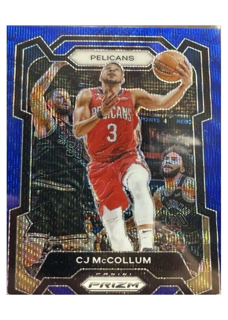 2023-24 Panini Prizm Base Set CJ McCollum #114 card