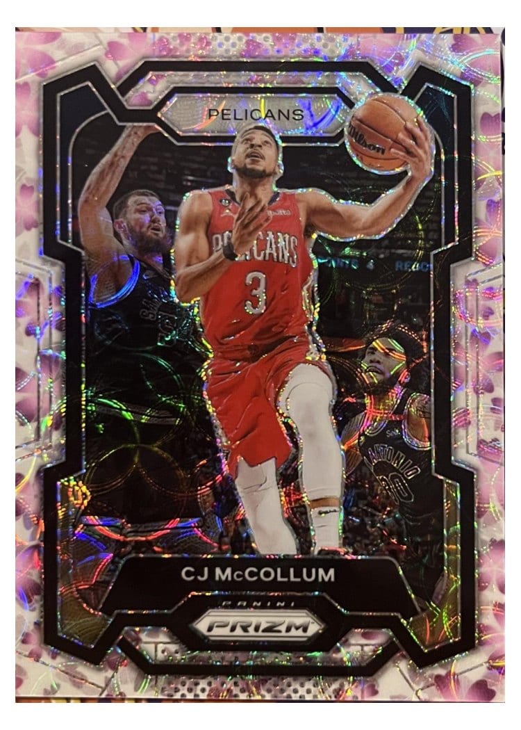 2023-24 Panini Prizm Base Set CJ McCollum #114 card