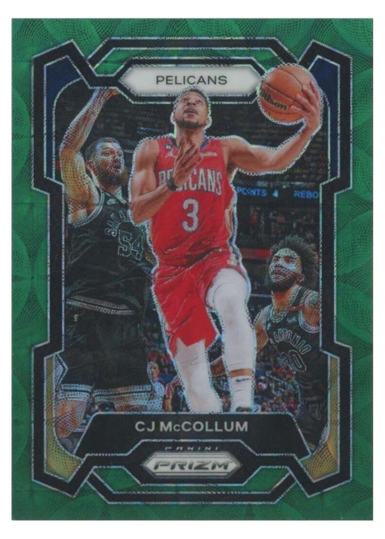 2023-24 Panini Prizm Base Set CJ McCollum #114 card