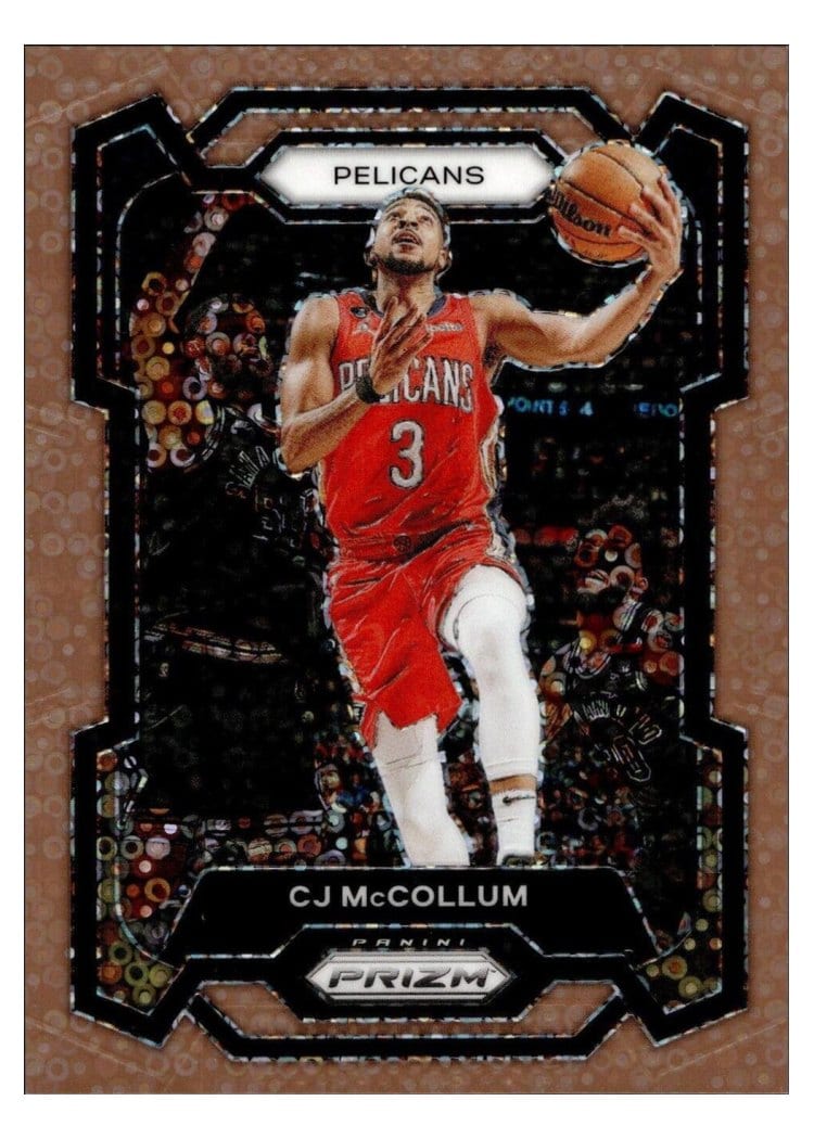 2023-24 Panini Prizm Base Set CJ McCollum #114 card