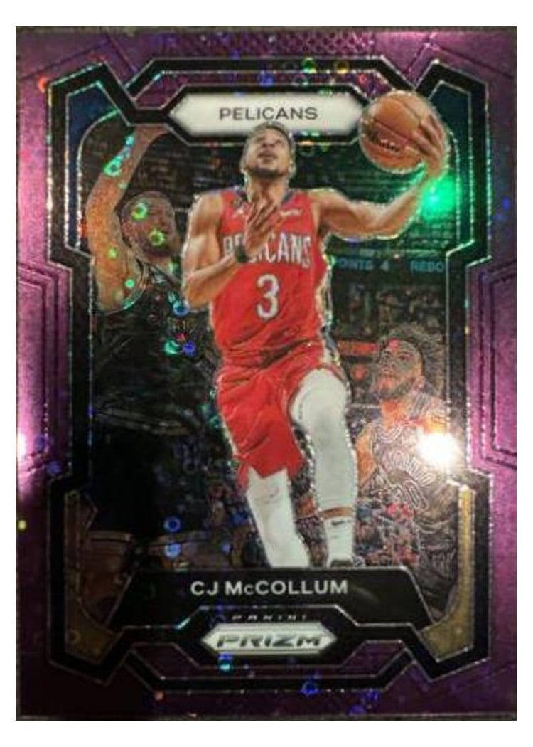 2023-24 Panini Prizm Base Set CJ McCollum #114 card