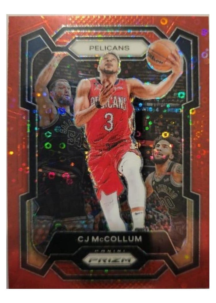 2023-24 Panini Prizm Base Set CJ McCollum #114 card