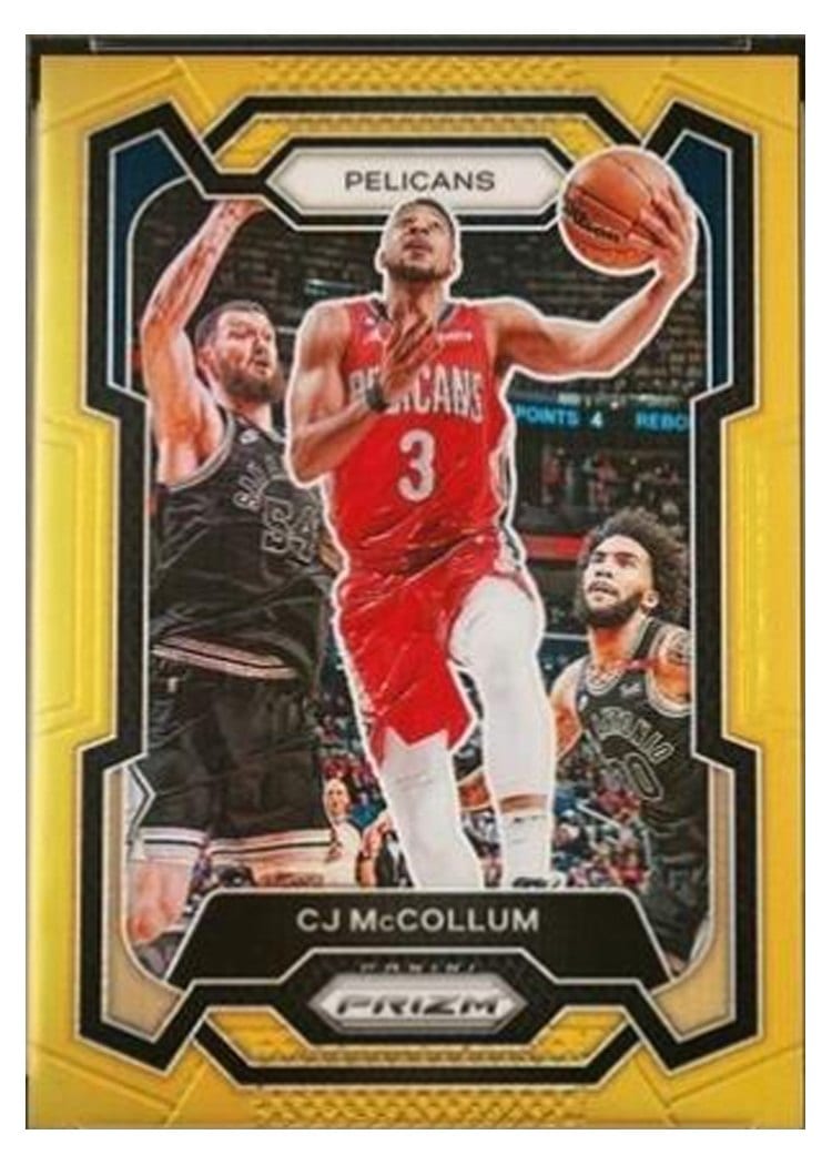 2023-24 Panini Prizm Base Set CJ McCollum #114 card
