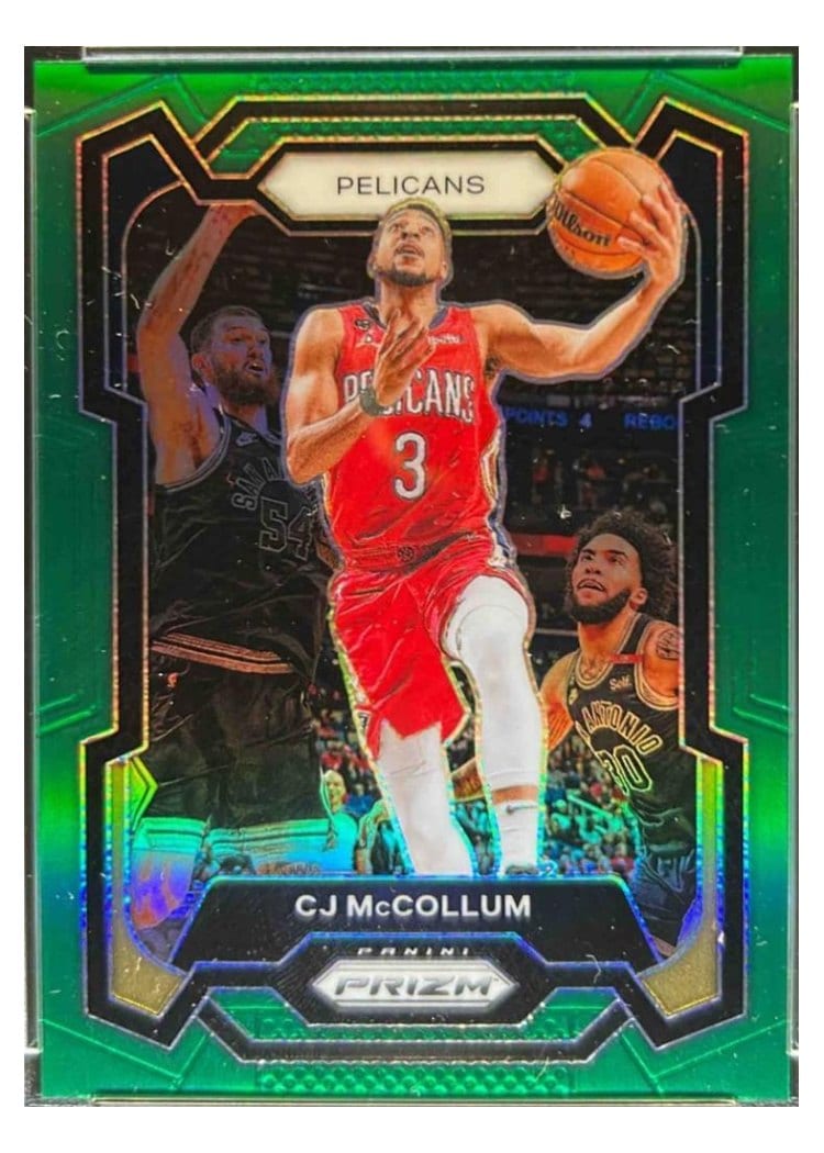 2023-24 Panini Prizm Base Set CJ McCollum #114 card