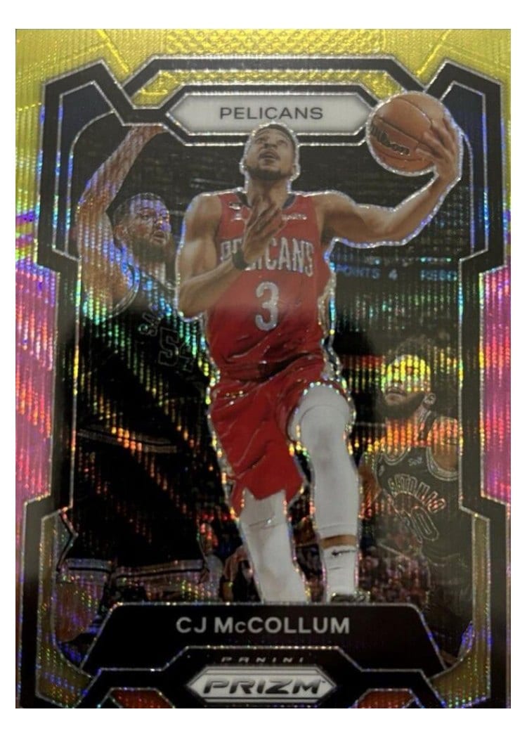 2023-24 Panini Prizm Base Set CJ McCollum #114 card