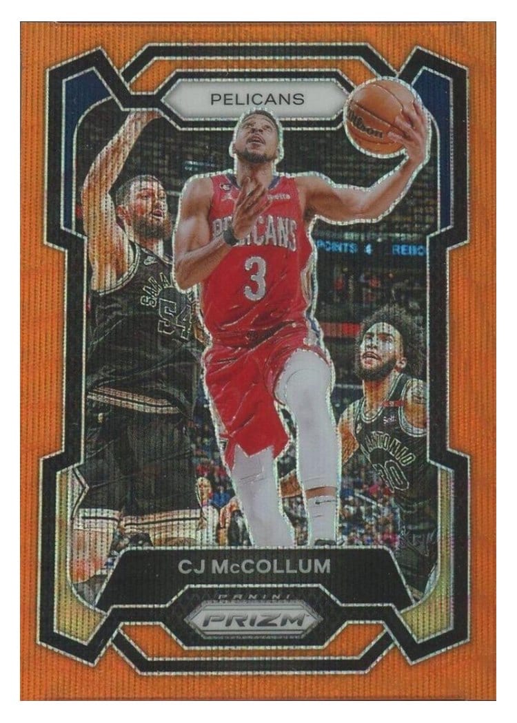 2023-24 Panini Prizm Base Set CJ McCollum #114 card