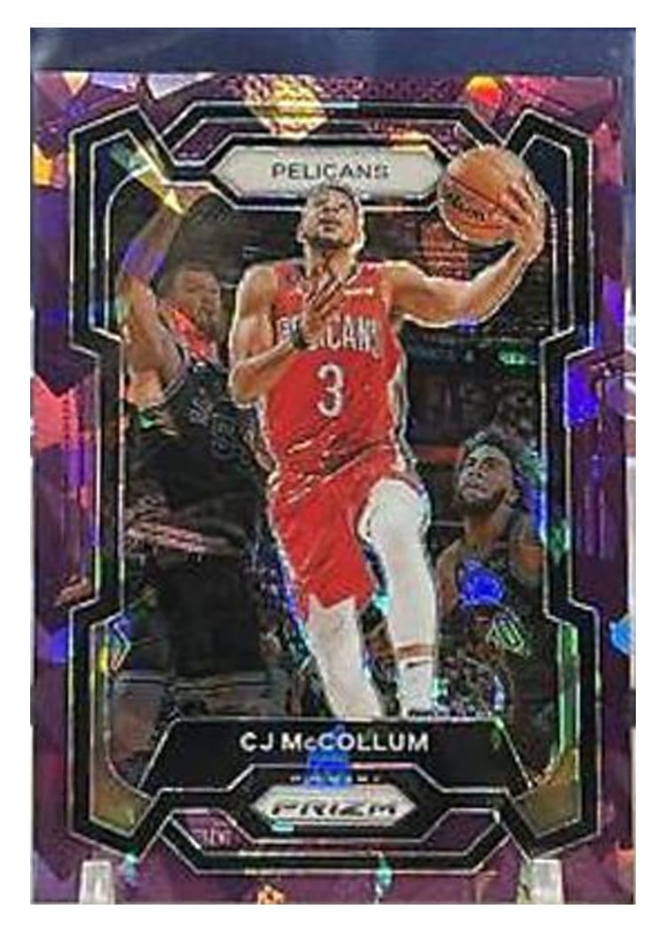 2023-24 Panini Prizm Base Set CJ McCollum #114 card