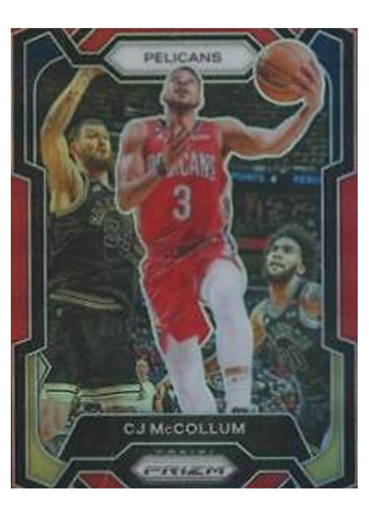 2023-24 Panini Prizm Base Set CJ McCollum #114 card