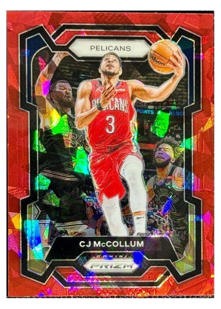 2023-24 Panini Prizm Base Set CJ McCollum #114 card