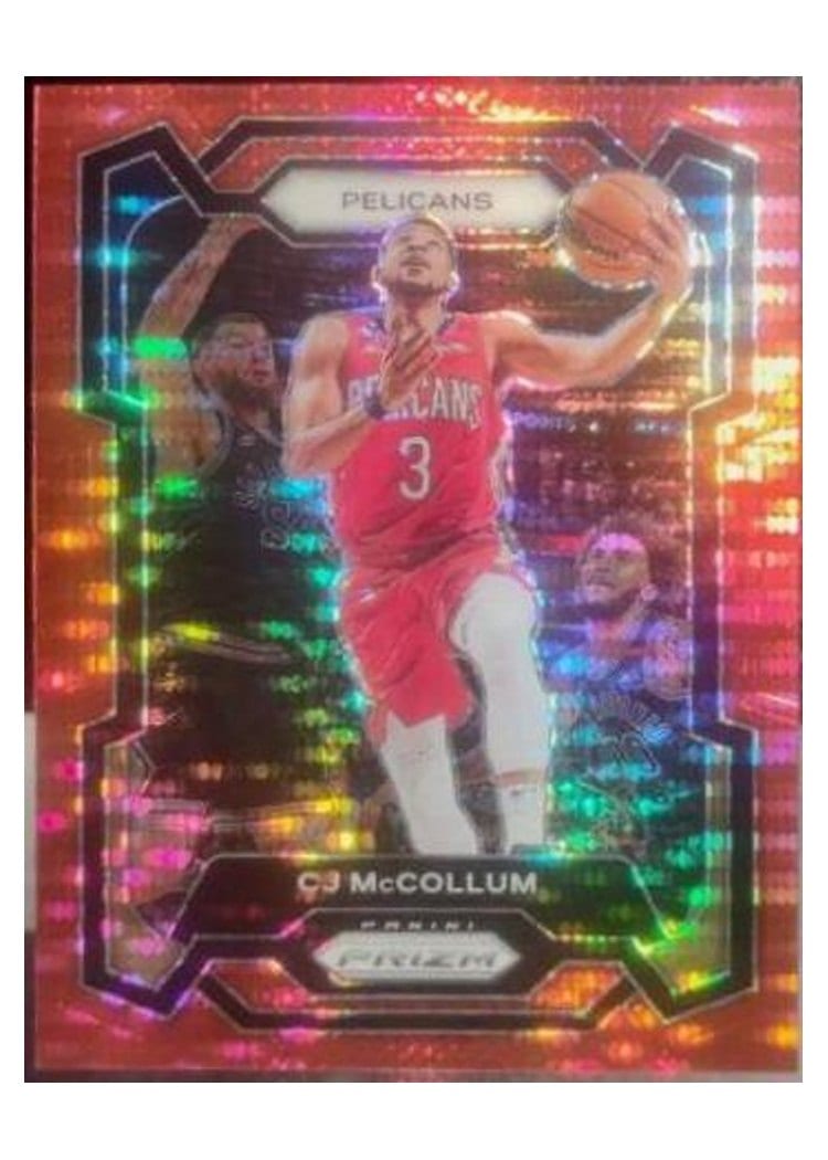 2023-24 Panini Prizm Base Set CJ McCollum #114 card