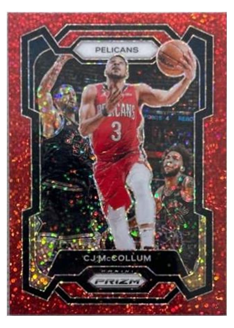 2023-24 Panini Prizm Base Set CJ McCollum #114 card