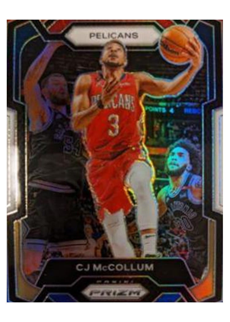 2023-24 Panini Prizm Base Set CJ McCollum #114 card