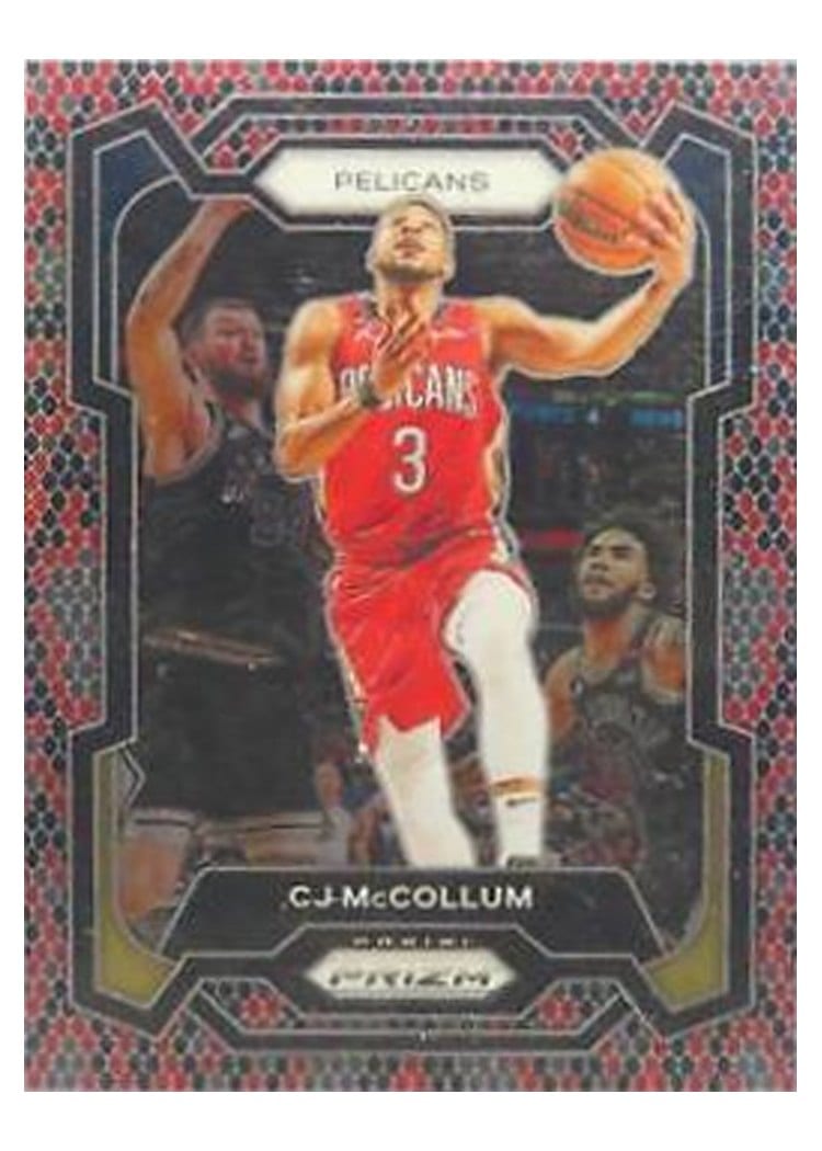 2023-24 Panini Prizm Base Set CJ McCollum #114 card