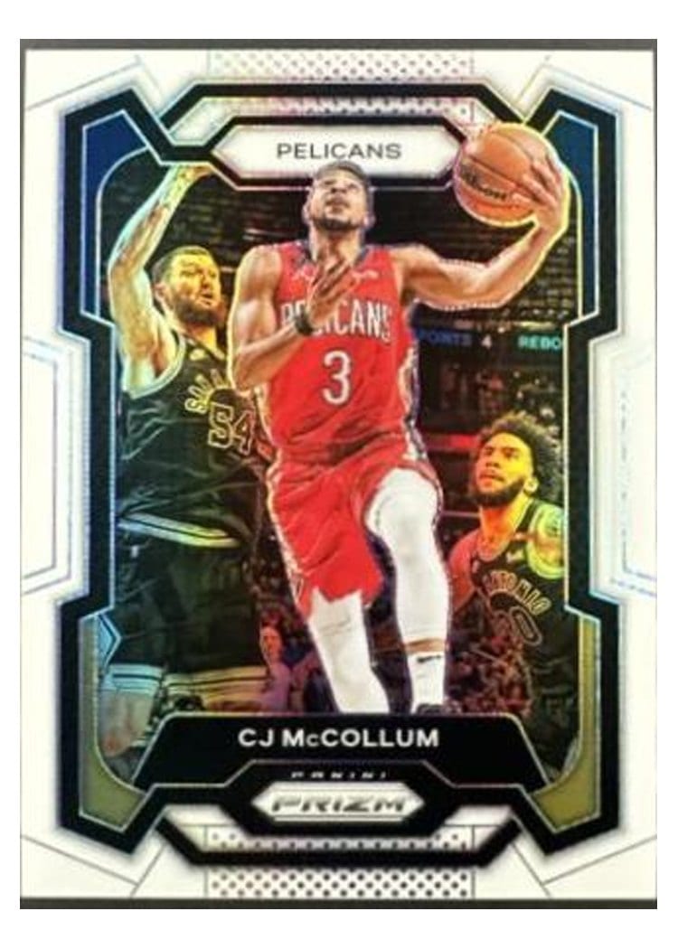 2023-24 Panini Prizm Base Set CJ McCollum #114 card