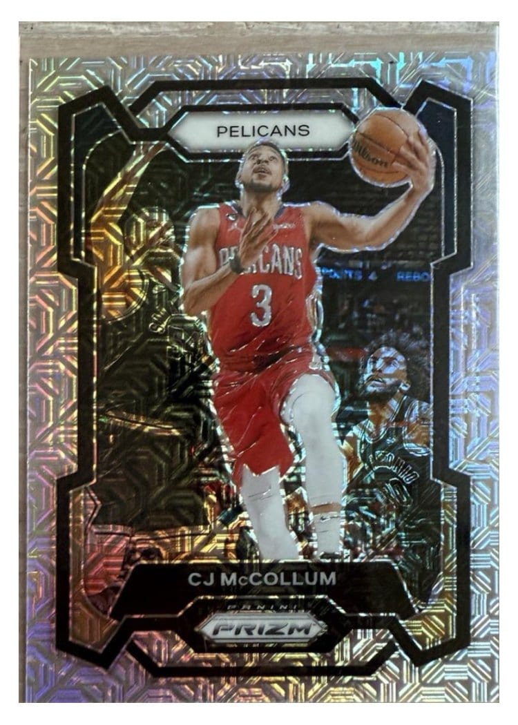 2023-24 Panini Prizm Base Set CJ McCollum #114 card