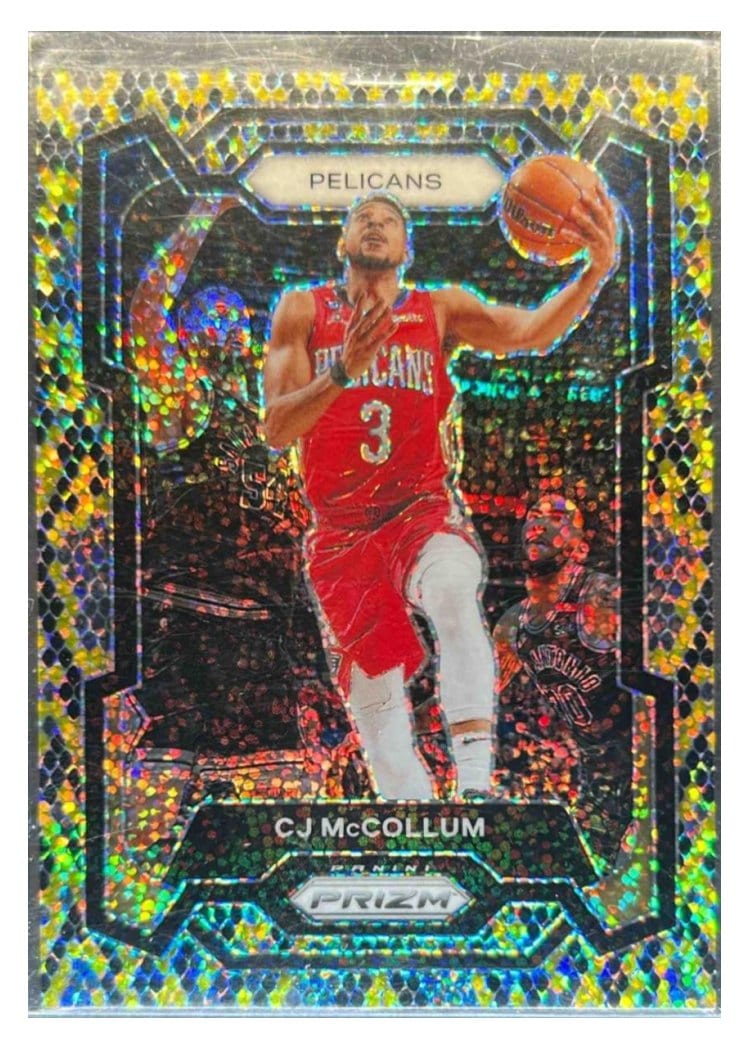 2023-24 Panini Prizm Base Set CJ McCollum #114 card