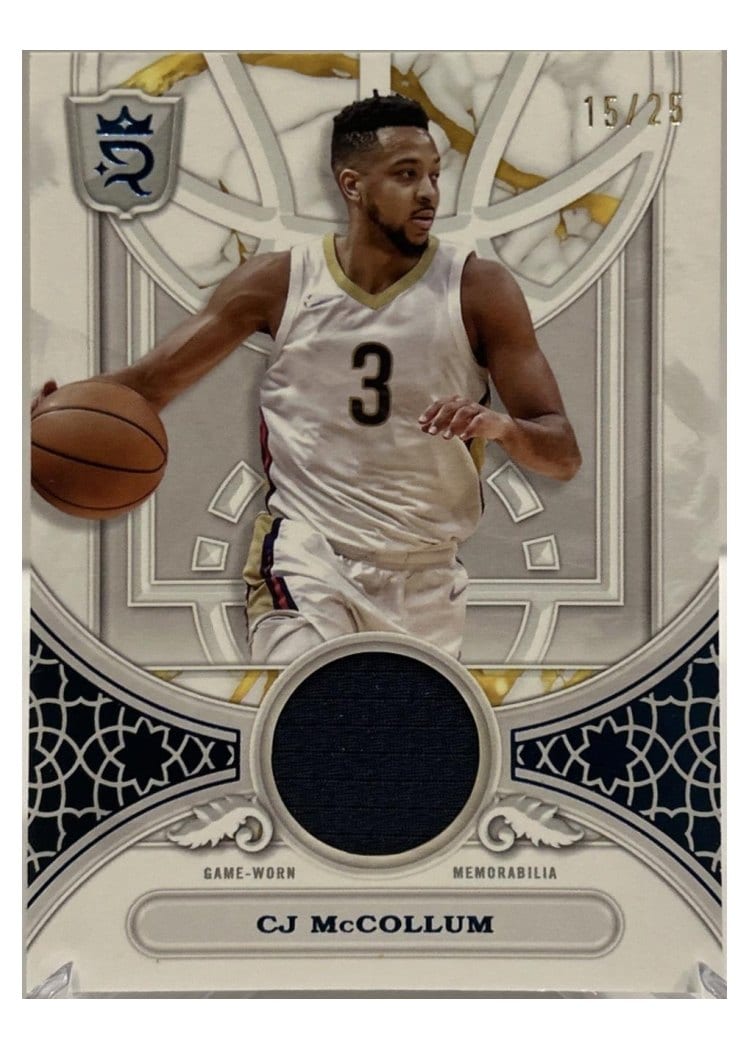 2023-24 Topps Royalty Round Ball Relics CJ McCollum #RBR-CM card