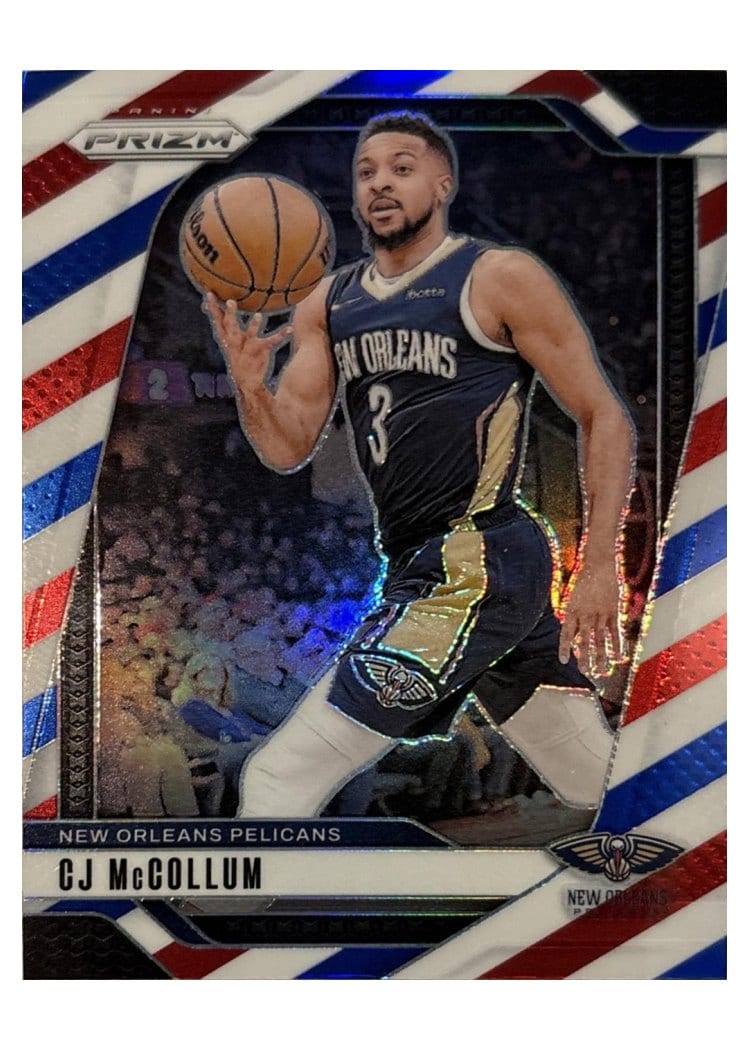 2024-25 Panini Prizm Base Set CJ McCollum #160 card